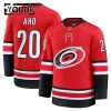 Barn Ishockey Carolina Hurricanes tröja Anniversary Fanatics Premium Sebastian Aho Röd Tredje
